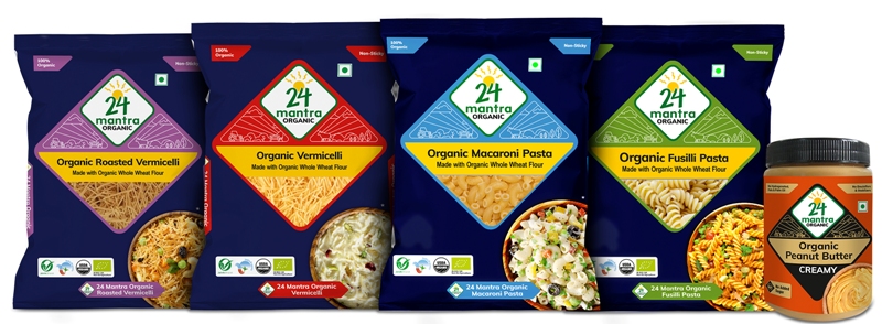 24 Mantra Organic introduces organic Pasta, Vermicelli and Peanut Butter